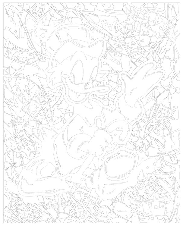 Картина по номерам «Скрудж МакДак Арт 4» — картинка 3