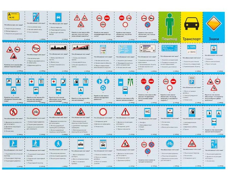 Викторина 150 карточек «Правила дорожного движения» — картинка 5