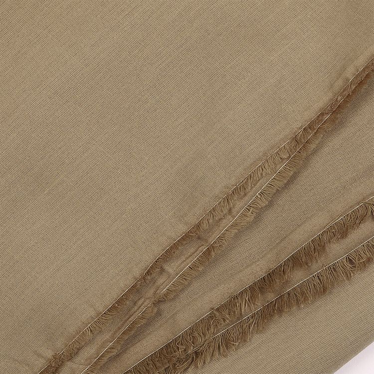 Ткань Батист, 5 м х 150 см, 72 г/м², цвет: темно-бежевый, TBY — картинка 3