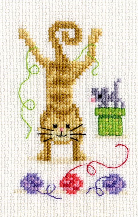 Набор для вышивания «Игривые кошки» — картинка 2