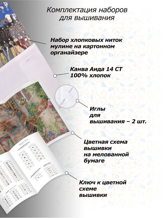 Набор для вышивания «Итальянский дворик» — картинка 4
