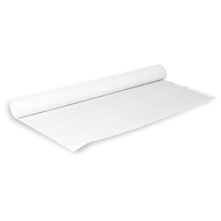 Бумага гофрированная (креповая), 110 г/м2, белая, 50х250 см, ОСТРОВ СОКРОВИЩ — картинка 2