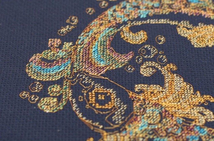 Набор для вышивания «Золотые рыбки» — картинка 3