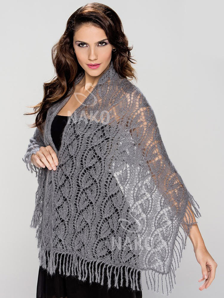 Пряжа NAKO King Moher (Нако Кинг мохер), (11287), светлый изумруд, 5 шт. по 100 г — картинка 5