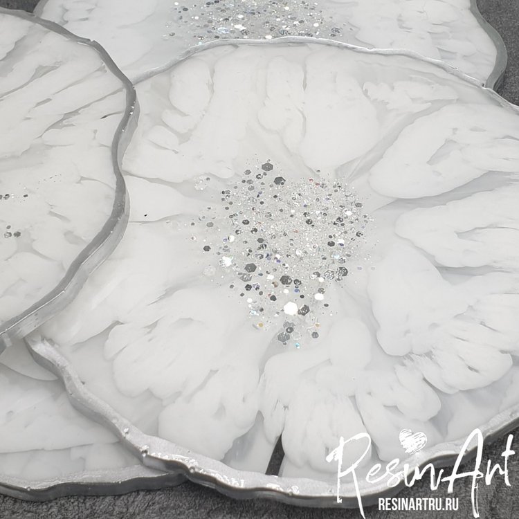 Набор №002 для создания подстаканников (Белое серебро) — картинка 2