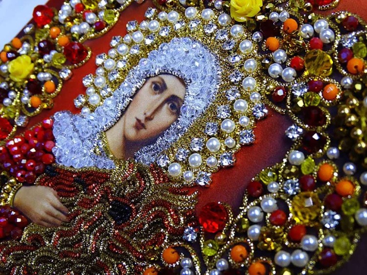 Набор вышивки хрустальными камнями «Святая Татьяна» — картинка 3