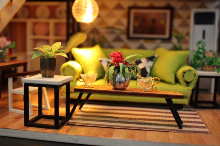 Сборная модель Румбокс. Миниатюрный Скандинавский домик — картинка 3