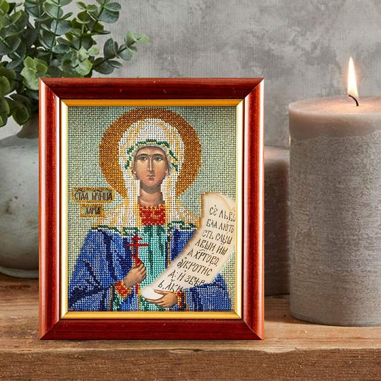 Набор вышивки бисером «Святая Дарья» — картинка 3