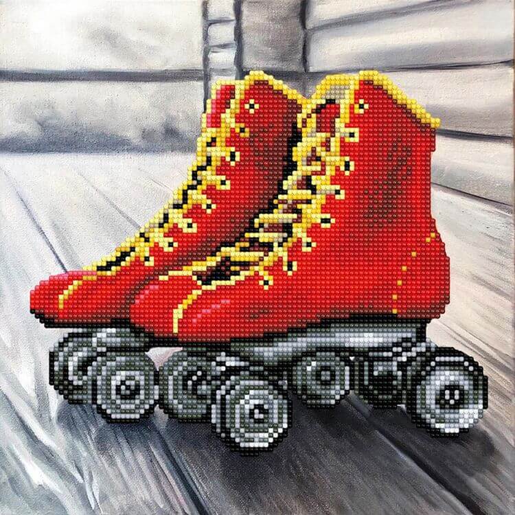 Алмазная вышивка «Ролики» — картинка 2