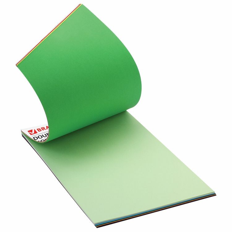 Картон цветной А4 тонированный в массе, 48 л., 12 цв., склейка, 180 г/м2, brauberg — картинка 4