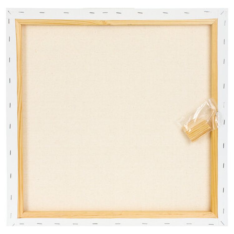 Холст на подрамнике BRAUBERG ART DEBUT, 50х50 см, 280 г/м2, грунт, 100% хлопок, мелкое зерно — картинка 4