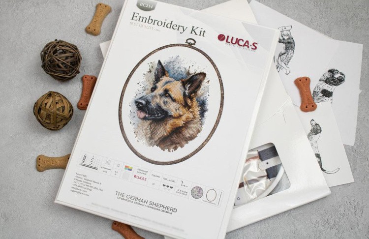 Набор для вышивания «Немецкая овчарка» — картинка 3