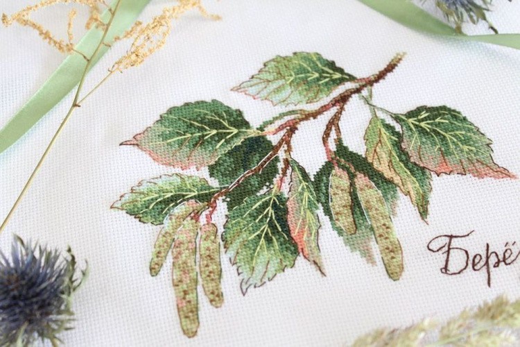 Набор для вышивания «Дары природы. Берёза» — картинка 3