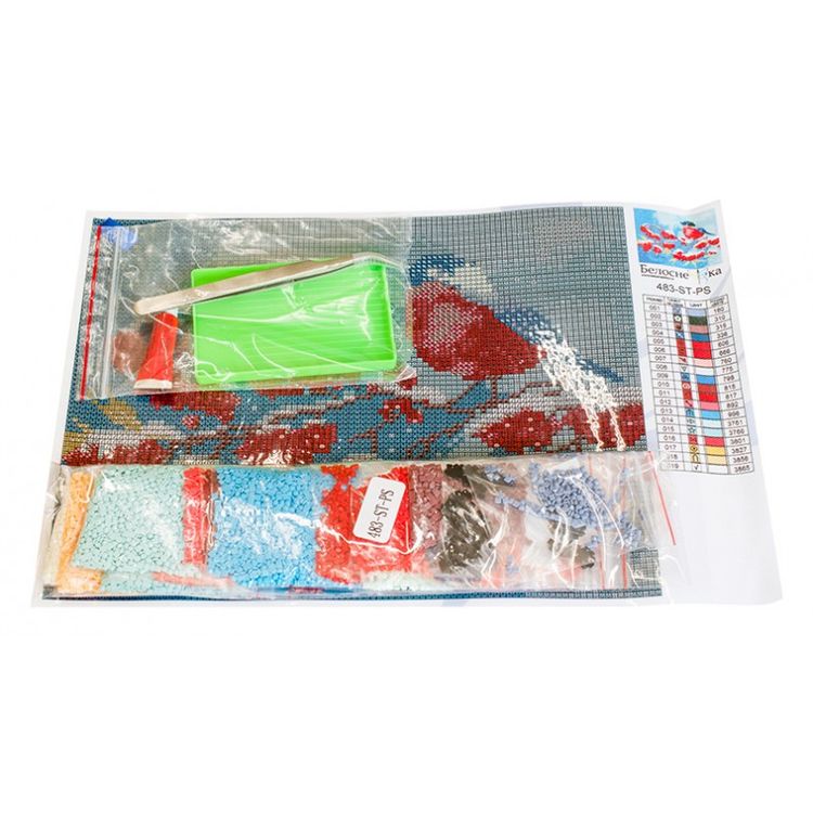 Алмазная вышивка «Ветка рябины» — картинка 3