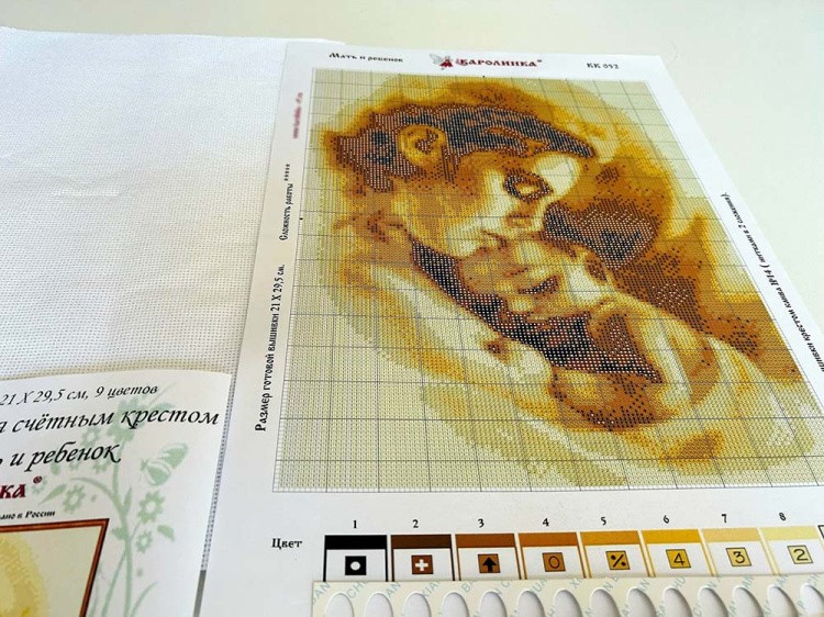 Набор для вышивания «Мать и ребенок» — картинка 6