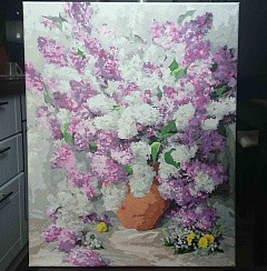 Картина по номерам «Персидская сирень» Николая и Семена Захаровых