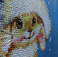 Набор для вышивания «Зимний зайчишка»