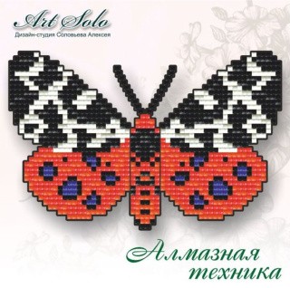 Алмазная вышивка магнит «Медведица Кайя (Arctia caja)» Алмазная вышивка магнит «Медведица Кайя (Arctia caja)»