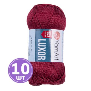 Пряжа YarnArt Luxor (Луксор гиза коттон) (1224), вишня, 10 шт. по 50 г Пряжа YarnArt Luxor (Луксор гиза коттон) (1224), вишня, 10 шт. по 50 г