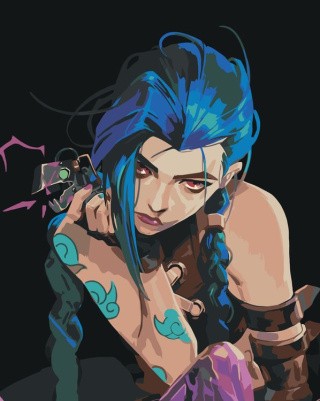 Картина по номерам «League of legends. Аркейн: Джинкс 7» Картина по номерам «League of legends. Аркейн: Джинкс 7»