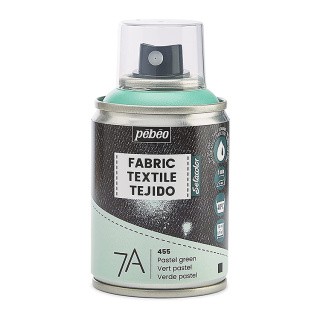 Краска для текстиля 7А Spray (аэрозоль), цвет: пастельный зеленый, 100 мл, Pebeo Краска для текстиля 7А Spray (аэрозоль), цвет: пастельный зеленый, 100 мл, Pebeo