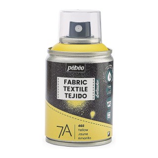 Краска для текстиля 7А Spray (аэрозоль), цвет: желтый, 100 мл, Pebeo Краска для текстиля 7А Spray (аэрозоль), цвет: желтый, 100 мл, Pebeo