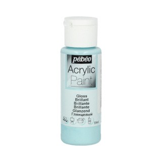 Краска акриловая Pebeo Acrylic Paint декоративная глянцевая (Голубая вода), 59 мл Краска акриловая Pebeo Acrylic Paint декоративная глянцевая (Голубая вода), 59 мл