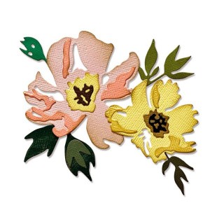 Ножи для вырубки «Нарисованные мазками кистью цветы №1. Brushstroke Flowers #1 by Tim Holtz», 7 шт., Sizzix Ножи для вырубки «Нарисованные мазками кистью цветы №1. Brushstroke Flowers #1 by Tim Holtz», 7 шт., Sizzix