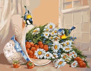 УЦЕНКА. Картина по номерам «Летний букет» (порвана коробка) УЦЕНКА. Картина по номерам «Летний букет» (порвана коробка)
