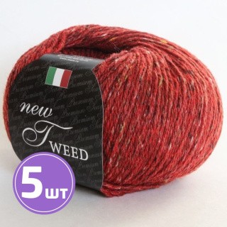 Пряжа SEAM TWEED new (8), твид красный, 5 шт. по 50 г Пряжа SEAM TWEED new (8), твид красный, 5 шт. по 50 г