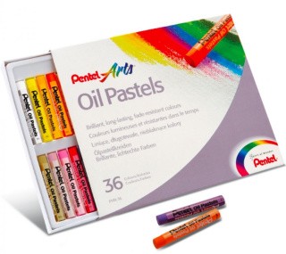 Пастель масляная Pentel Arts Oil Pastels, 36 цв. Пастель масляная Pentel Arts Oil Pastels, 36 цв.